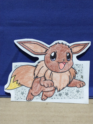 Sticker Casero Eevee Pokémon Bootleg H (Usado)