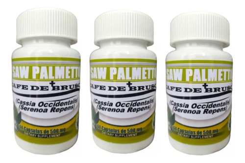 Saw Palmetto +cafe De Brusca X3 - Unidad a $167