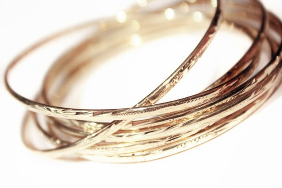 pulsera semanario de oro 14k