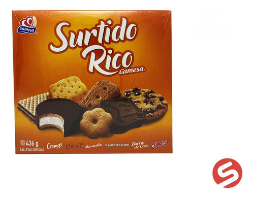 Imagen 1 de 1 de Surtido Rico Gamesa 436gr