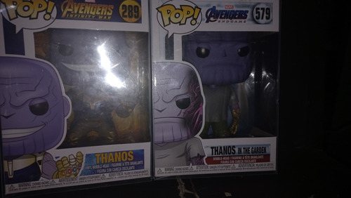 Set Funko Pop Thanos Versión Infinity War (289) Y 579 Garden