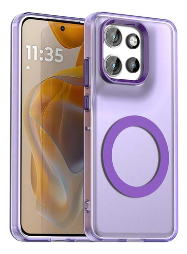 Funda Magnética Anticaída Para Motorola Edge 50 Neo