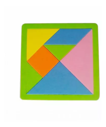 7pcs Jogos Educativos Puzzles Espuma Eva Tangram Crianças