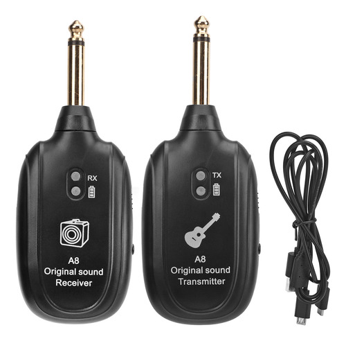 Sistema Sem Fio De Guitarra Eletrônica 20hz A 20khz Uhf