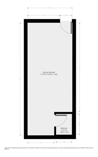 Imagem 10 de 10 de Aluguel De Sala Com 23m² - 31927