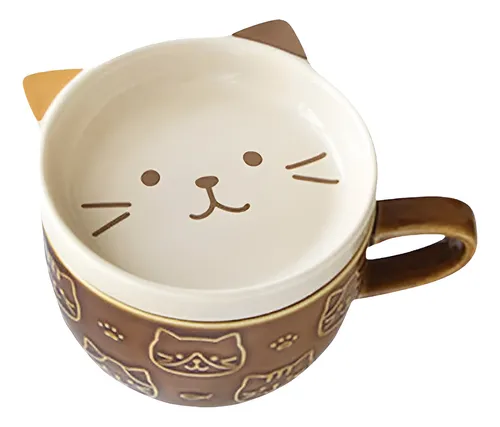 comprar Taza De Gato Con Plato