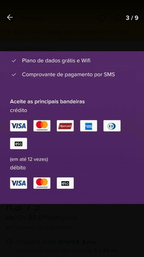 Imagem 3 de 4 de Maquina Passar Cartão