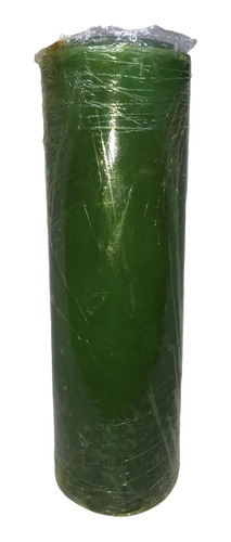 Cirio Liso Color Verde Grande 1 Kilo (7.5cmx24cm)