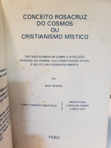 Conceito Rosacruz Do Cosmos - Max Heindel