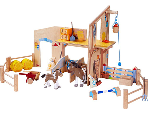 Haba Little Friends Happy Horse Riding Stable