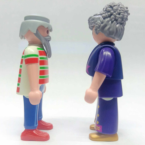 2x Figuras Abuelos Constelaciones Familiar Playmobil Retromx