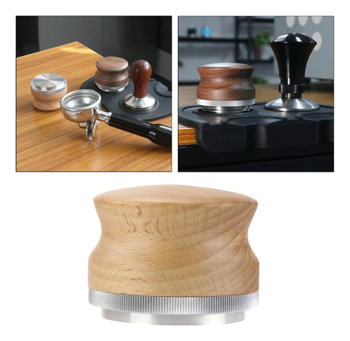 Para Distribuidor Café Espresso/nivelador/mango Madera Con