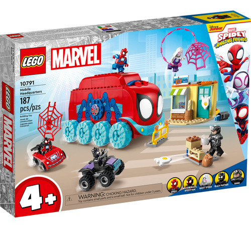 Lego Spidey Quartel General Movel Da Equipe Aranha 10791