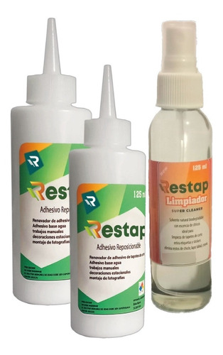 Restap Adhesivo Reposicionable 2pack Y Impiador