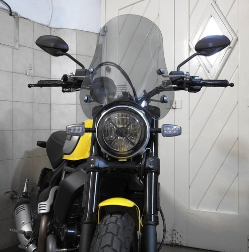 Parabrisas Pro Screen Sport Italy 4 Agarres Ducati Scrambler Fume