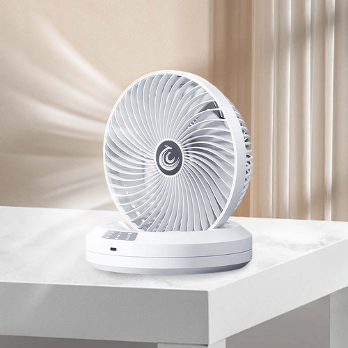 Ventilador De Escritorio Ligero Con Temporizador Y Control R