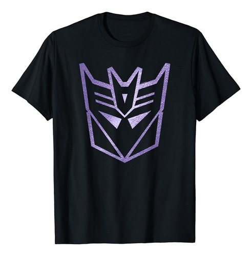 Transformers Decepticons Polera Clásica Con Logo Morado De