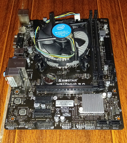 Kit Motherboard Biostar 9na Gen + Core I3 9100 3.6 Ghz Negro (Usado)
