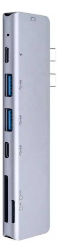 Jsj Adaptador Mac Hub 7 En 1 Usb Tipo C Compatible Mac Hdmi