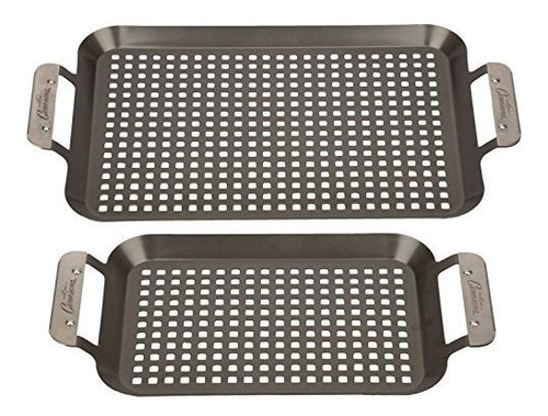 Asador Estufa Grill Topper Bbq Sartenes Para Parrilla (juego