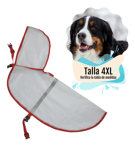 Capa Perro Lluvia 100% Impermeable Talla 4xl Cómoda