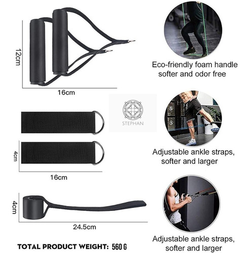 Imagen 3 de 10 de Flash Sale Ligas Fitness 150 Libras Alta Resistencia