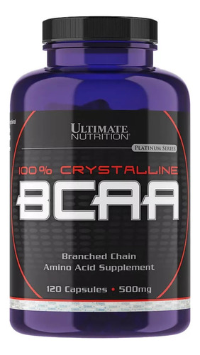 B C A A Ultimate Nutrition (120 Caps)500mg
