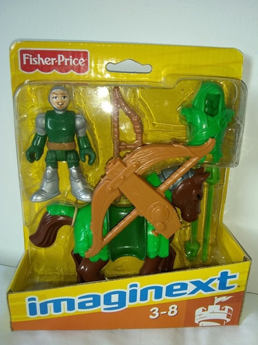 Imaginext Caballero Medieval Caballo Arco Flecha Fisher Pric