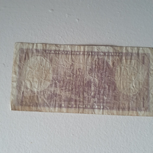 Billetes Antiguos En Argentina De Chile Un Escudo (Usado)
