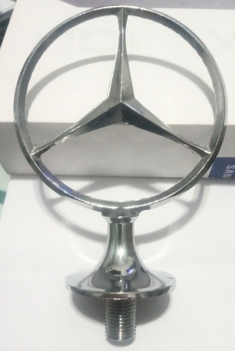 Insignia Estrella De Mercedes Benz 9cm , Esp. 5, Tornillo 12