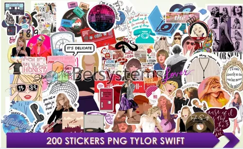 Taylor Swift Stickers Vinilos Calcomanias - Auto Termo - $ 3.000