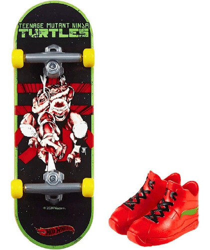 Hot Wheels Skate De Dedo Com Tênis Raphael - Mattel