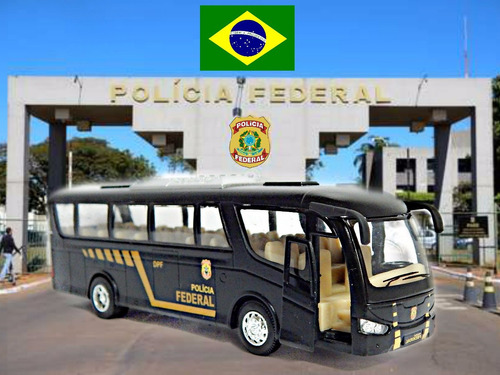 Onibus Policia Federal Do Brasil 1/64