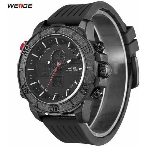 Relógio Weide Digital Original Analógico Luxo Preto Promoção