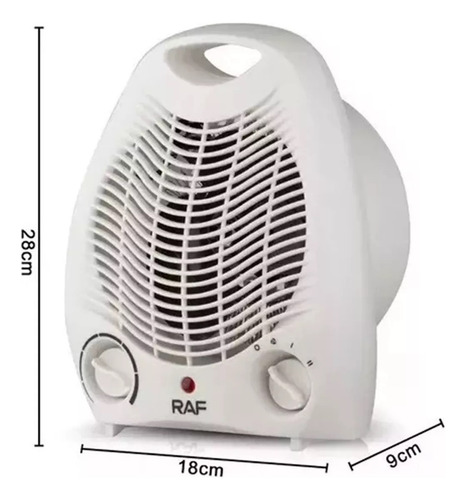 Termoventilador Electrico Estufa Calentador Portátil Calefac