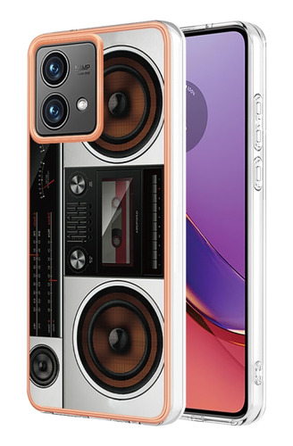 Funda De Teléfono Retro Radio Imd Tpu Para Motorola Moto G84