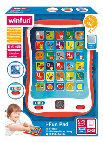 I-fun Pad Tablet Didáctica Con Actividades Winfun