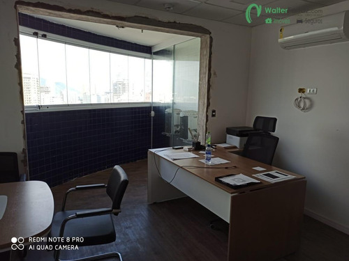 Imagem 6 de 15 de Excelente Sala Comercial Vista Livre Na Ponta Da Praia - 2347