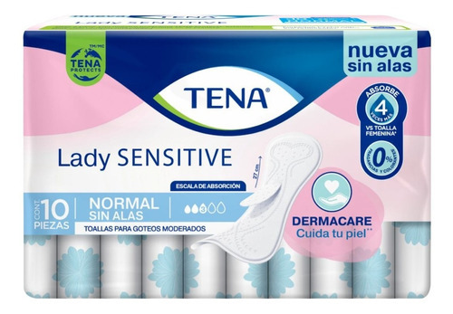 Tena Lady Sensitive Normal Sin Alas