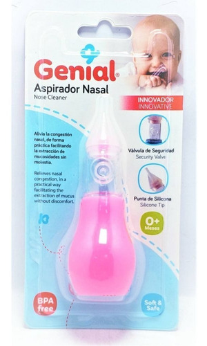 Aspirador Nasal Genial Para Bebes