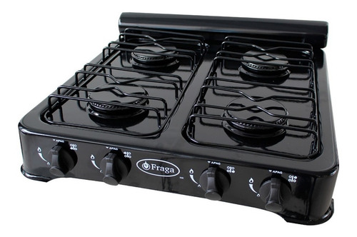 Imagen 3 de 3 de Parrilla a gas Fraga P706 negra