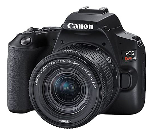 Câmera Canon Eos Rebel Sl3 com acessórios e memória de 64gb