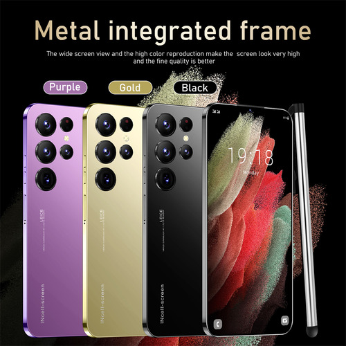 Hf Smartphone S24 Ultra 8 + 256gb Y Auriculares Bluetooth