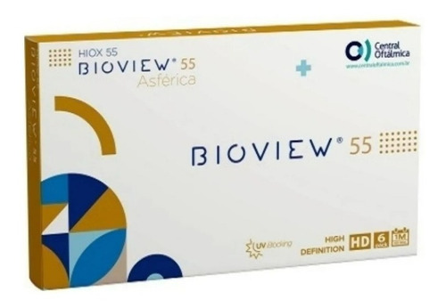 Lentes De Contato Bioview Asférica Hidrogel / Rápida Grau Esférico +2.25 (hipermetropia)