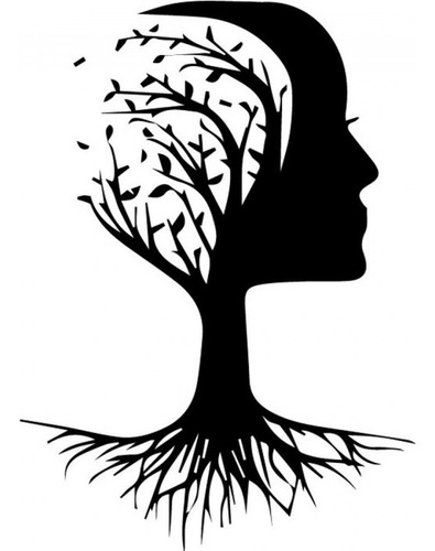 Tree Brain Roots Of The Mind Vinilo Decorativo Ws-32527