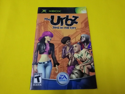 Manual Original The Urbz Sims In The City De Xbox Clasico 