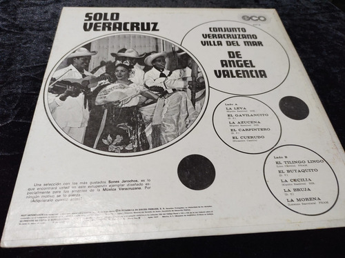 Conjunto Villa Del Mar Veracruz Vinilo,lp,acetato,vinyl (Usado)