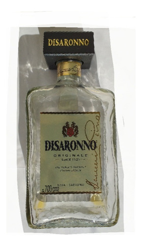 Botella Vacia Tallada Disaronno X 700 Cm3 (Usado)