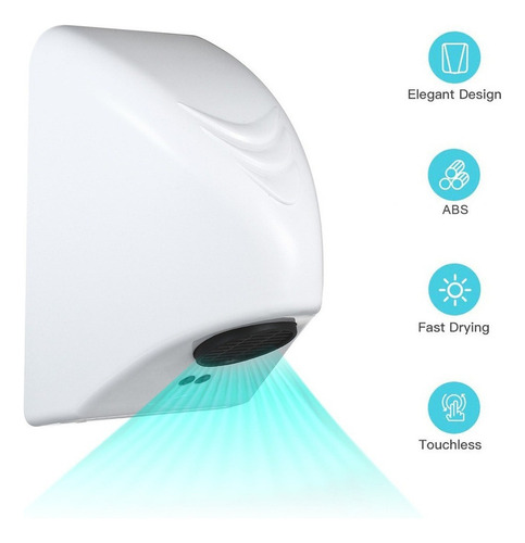 Secador De Mãos Elétrico Automático Com Sensor