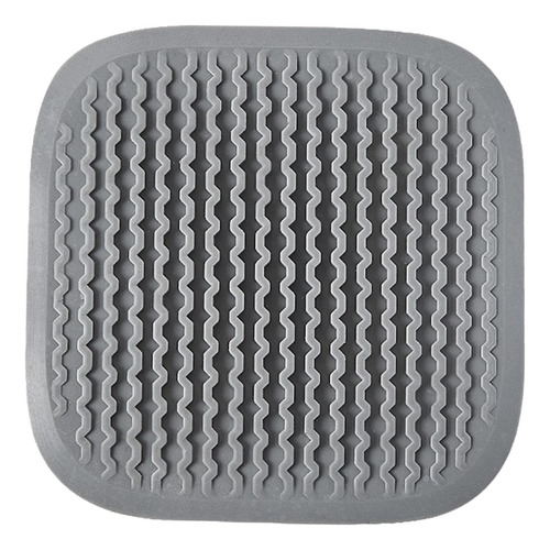 6 Tapete De Drenaje De Silicona, Cubierta De Estilo De Gris